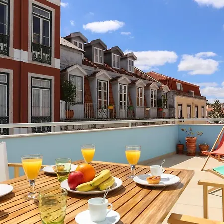 Apartman Azulejos' Charming With Terrace 2 By Lisbonne Collection *